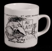 Bunny Matthews Vic Nat'ly Broussard New Orleans Au Lait Coffee Mug 84